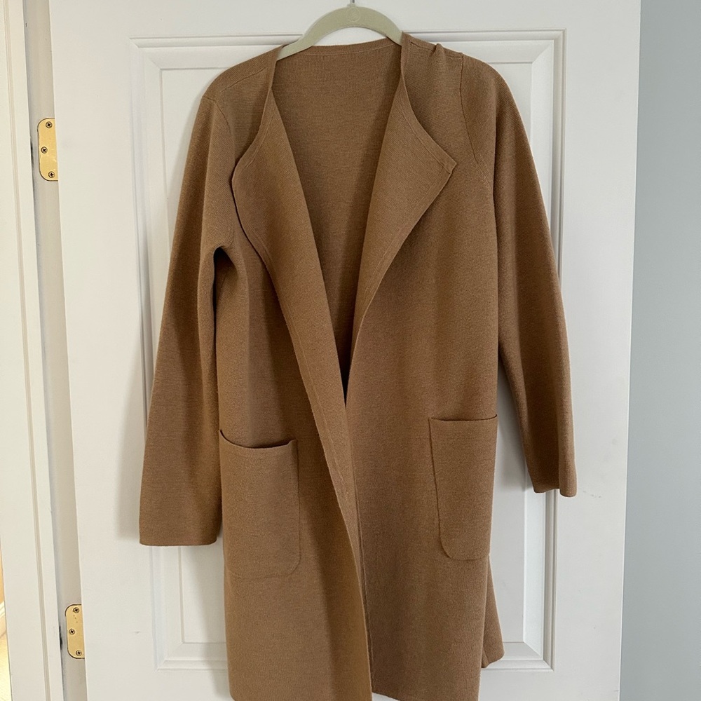 J.Crew // Juliette Collarless Sweater Blazer Jacket